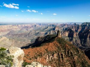 The Grand Canyon from Point Imperial on the Walhalla Plateau in Grand Canyon National Park