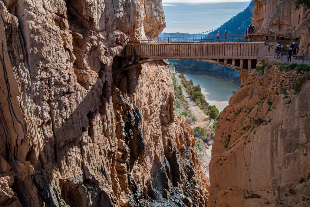 The bridge across the third gorge on the Caminito del Rey